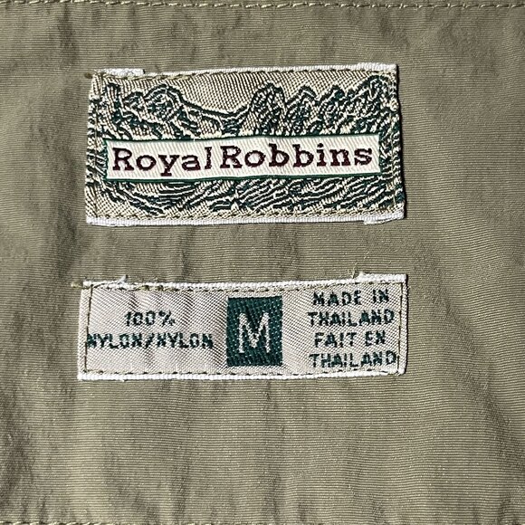 Royal Robbins Mens Khaki Utility Vest M Nylon Outdoor 8 Pockets - Picture 3 of 10
